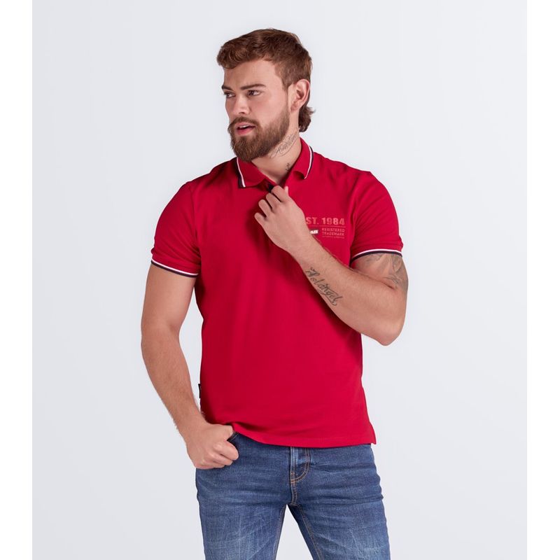 GAS EVOLUTION JEANS - Race Polo Masculina Slim Gas