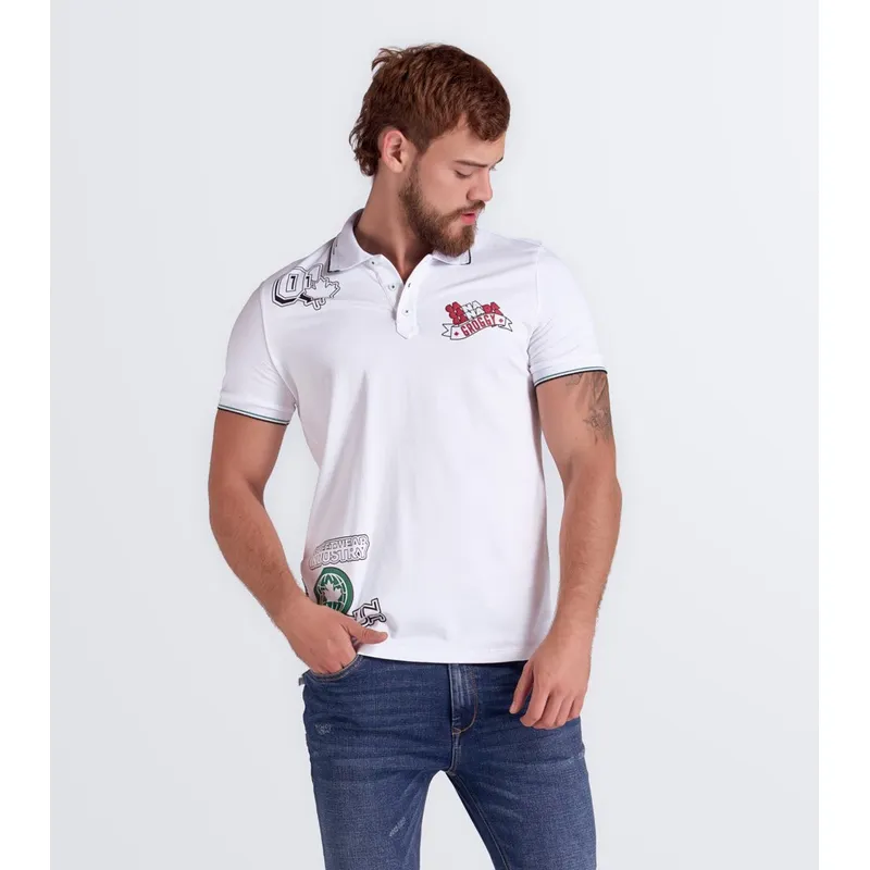 GROGGY - Darnell Polo Slim Masculino Groggy
