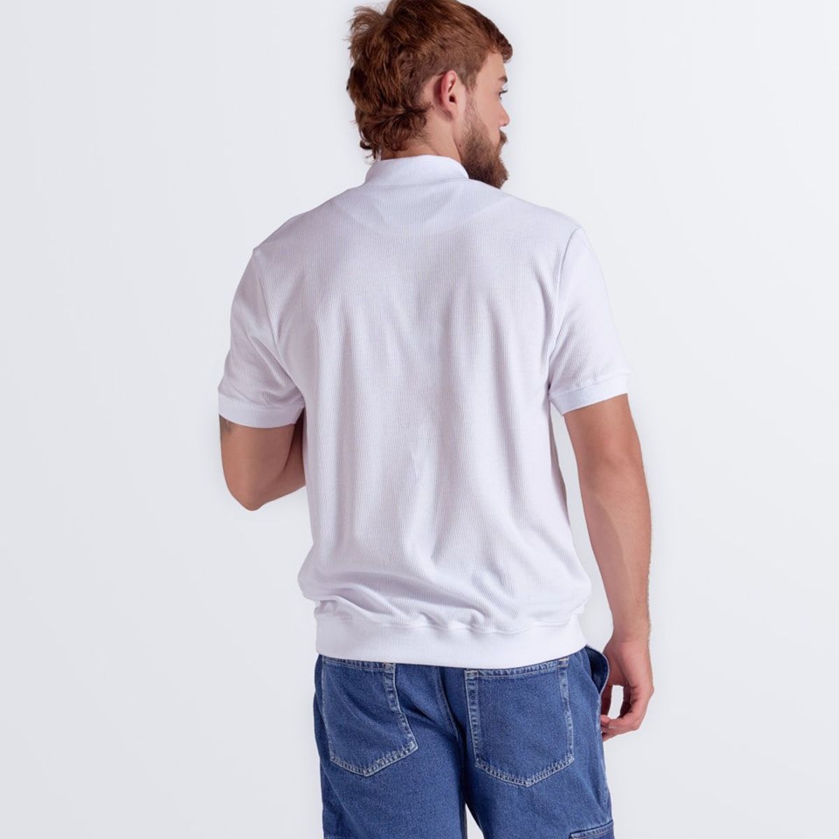 TYPER - Polo Con Cierre Estampado Typer