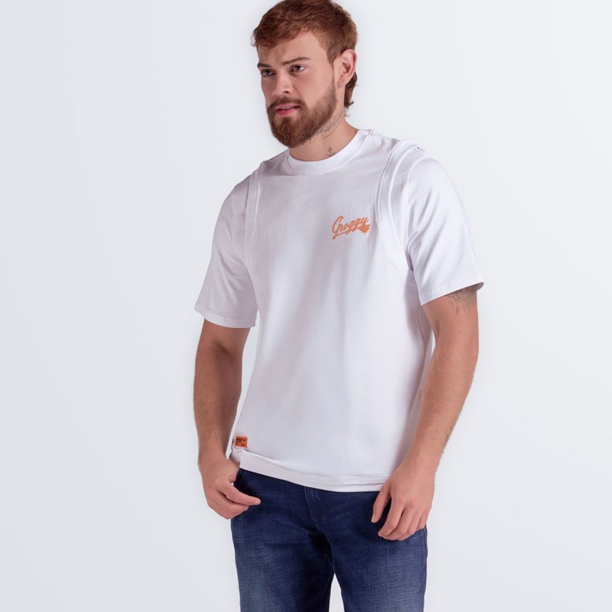 GROGGY - Asher T-Shirt Regular Masculino Groggy