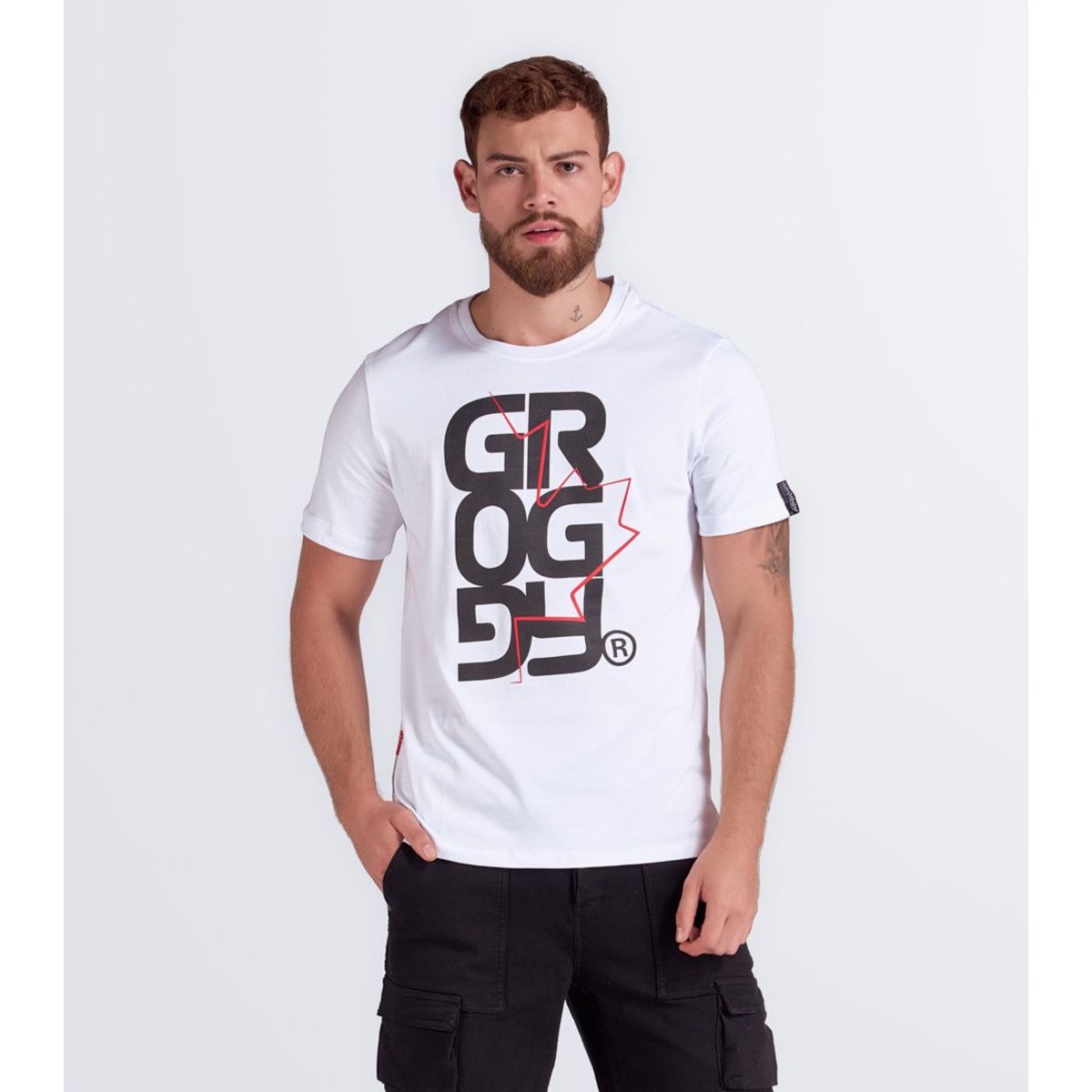 GROGGY - Darren T-Shirt Slim Masculina Groggy