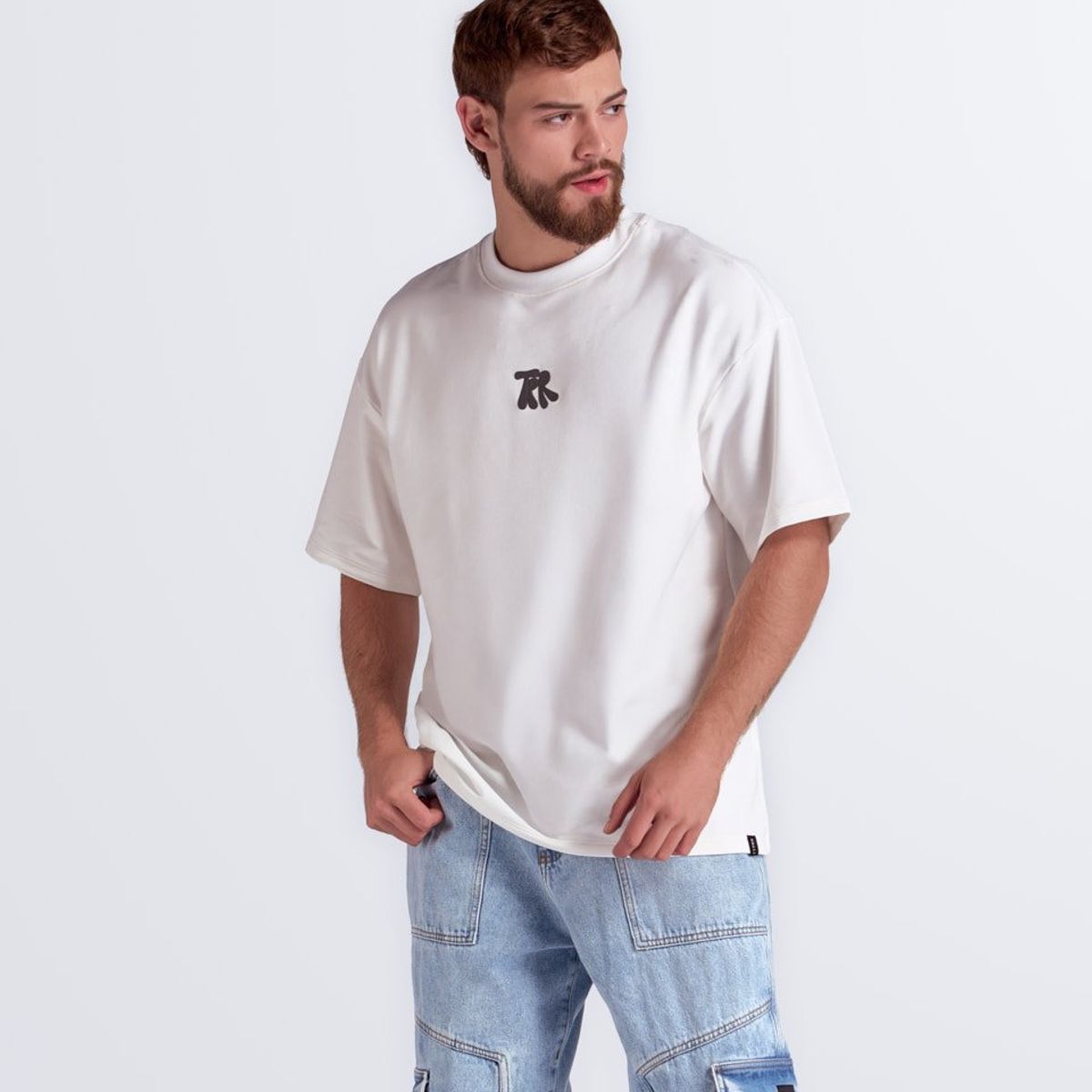 TYPER - Camiseta Extraoversize Estampada Typer