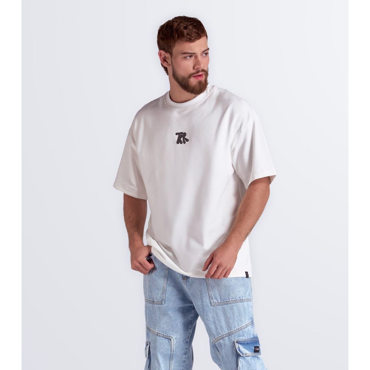 TYPER - Camiseta Extraoversize Estampada Typer