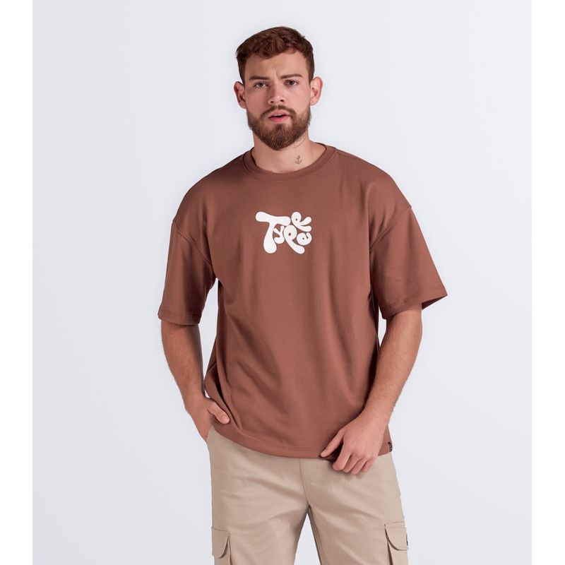 TYPER - Camiseta  Extraoversize En Burda Typer
