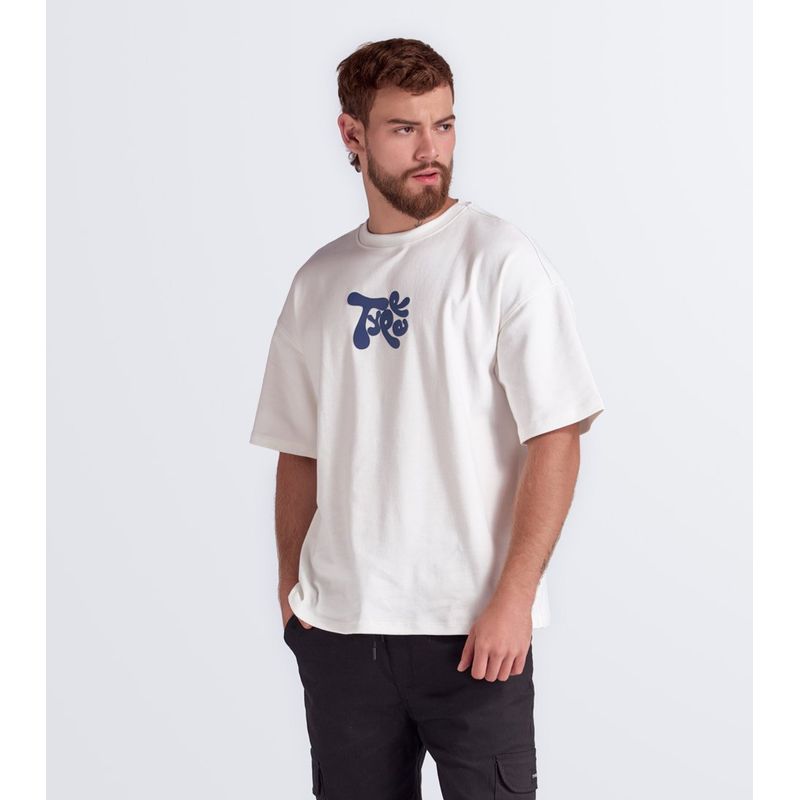 TYPER - Camiseta  Extraoversize En Burda Typer
