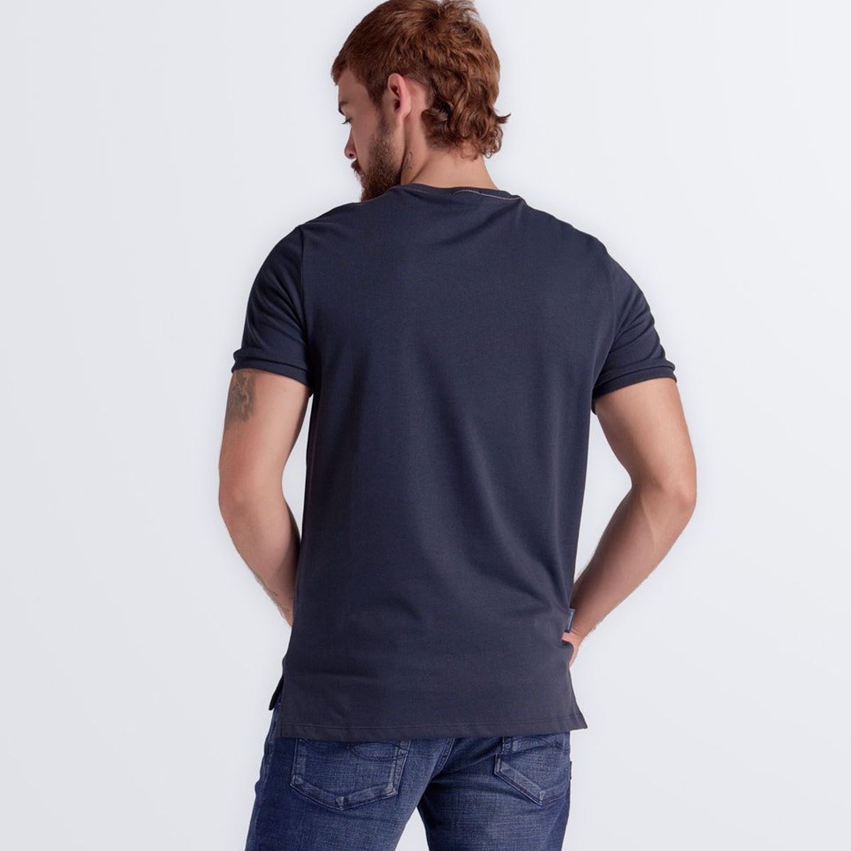 GAS EVOLUTION JEANS - Camiseta Slim Fit Estampada Masculina Gas