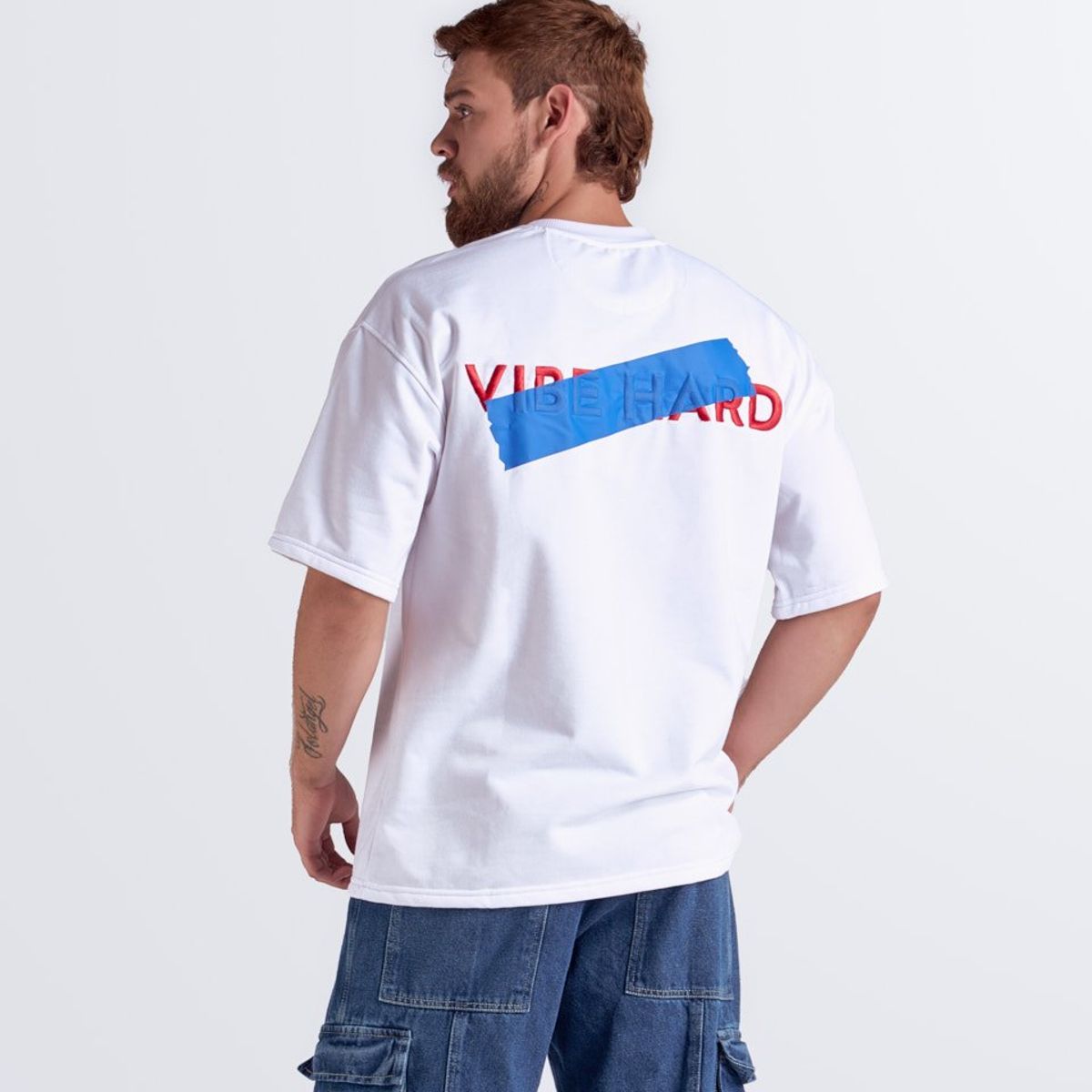 TYPER - Camiseta Extraoversize En Burda Typer