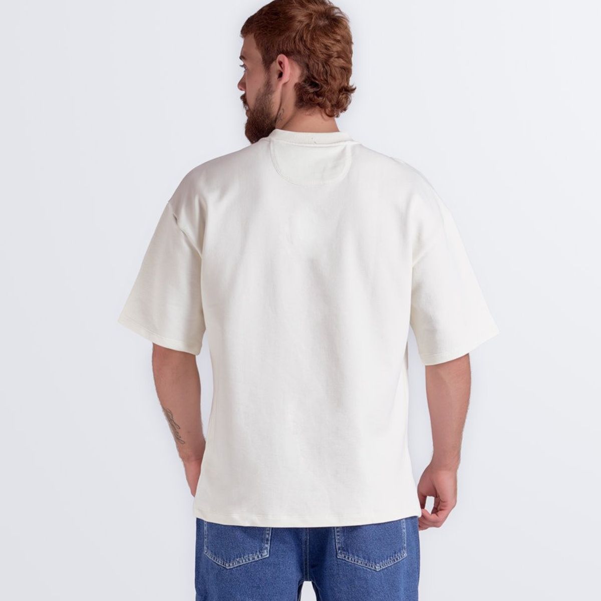TYPER - Camiseta Extraoversized Bordada Typer