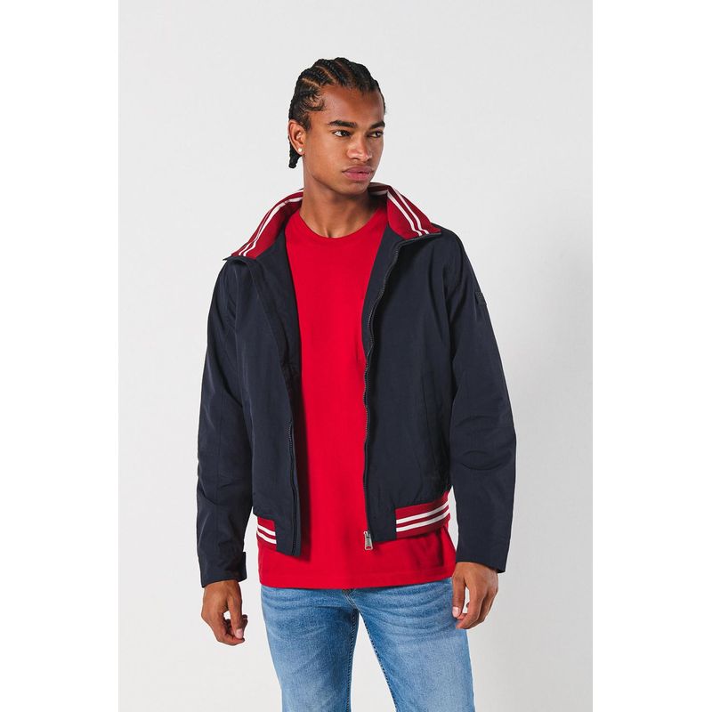KOAJ - KOAJ Chaqueta liviana para hombre cuello alto y con capota ocu HOMBRE