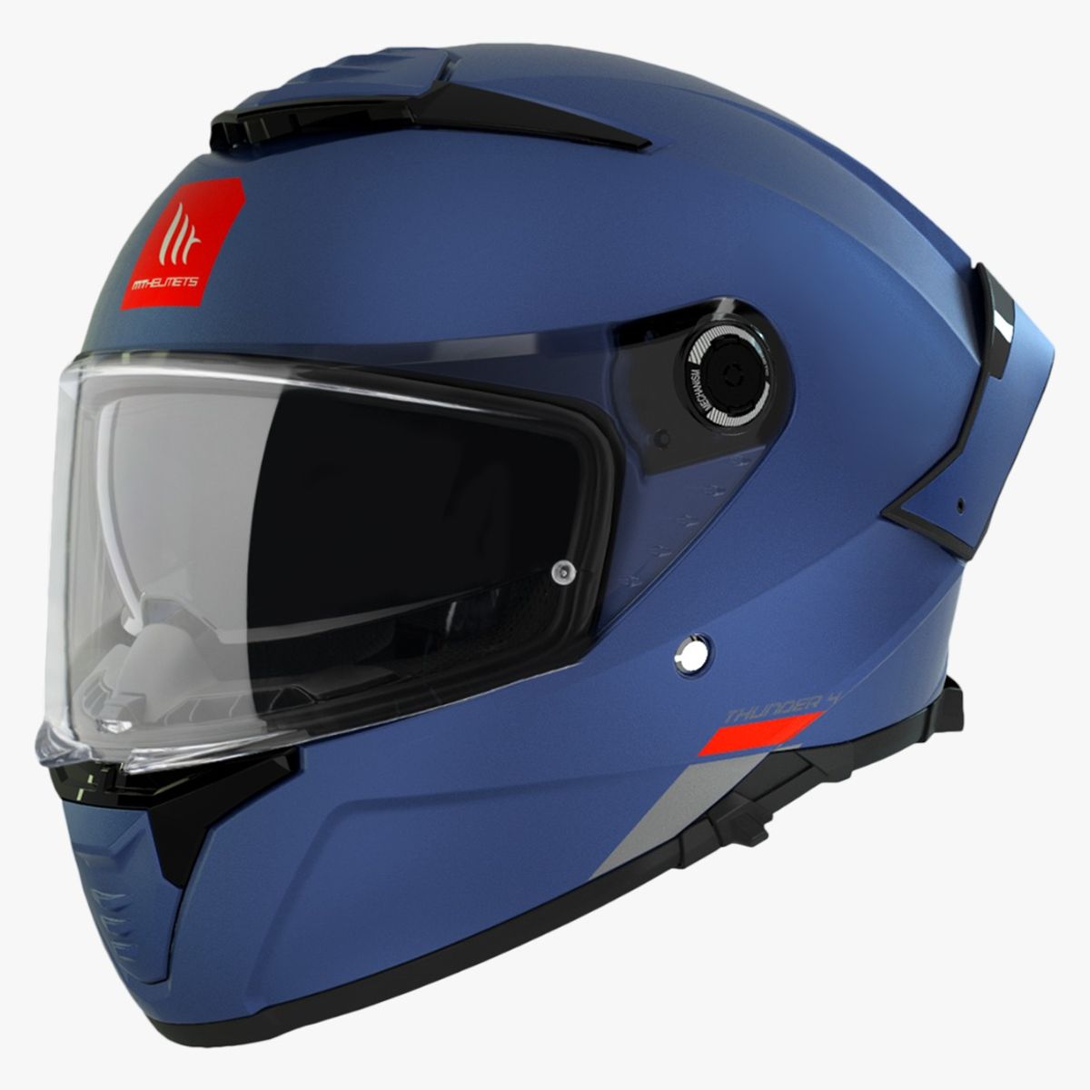 MT HELMETS - CASCO MT THUNDER 4 CERTIFICADO ECE2206 AZUL MATE TALLA L