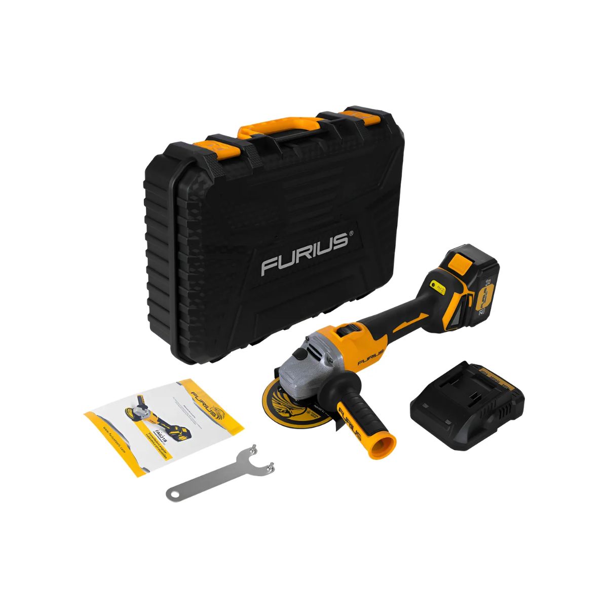 FURIUS - Pulidora Inalámbrica De 412 21v Brushless Furius Fag21b