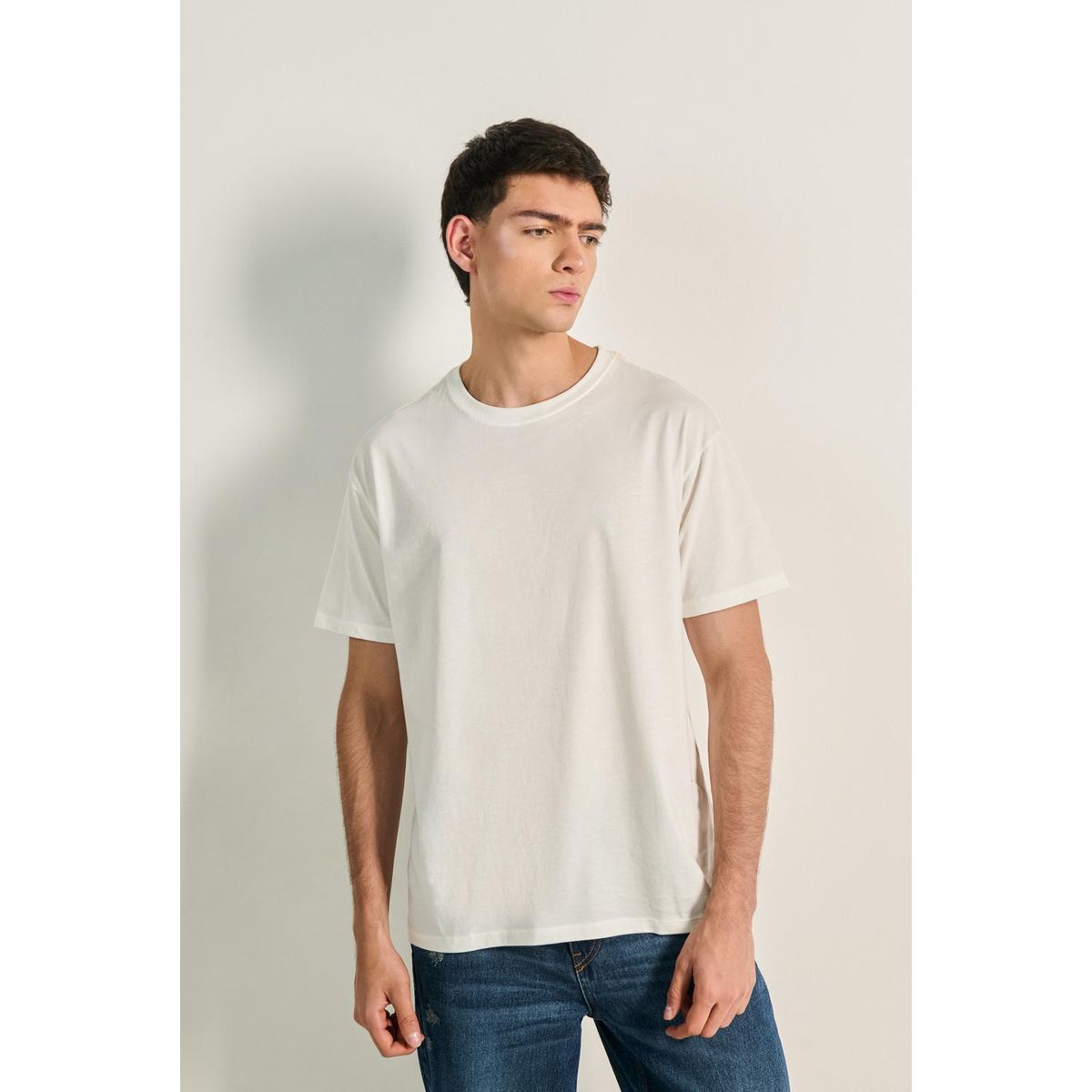 KOAJ - KOAJ Camiseta manga corta para hombre en tono unicolor, elab Hombre