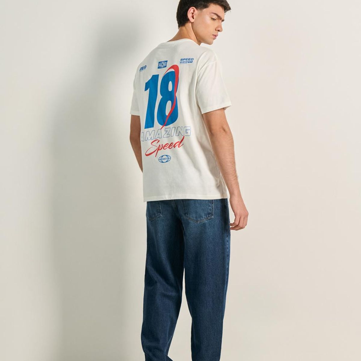 KOAJ - KOAJ Camiseta manga corta para hombre en tono unicolor, elab Hombre