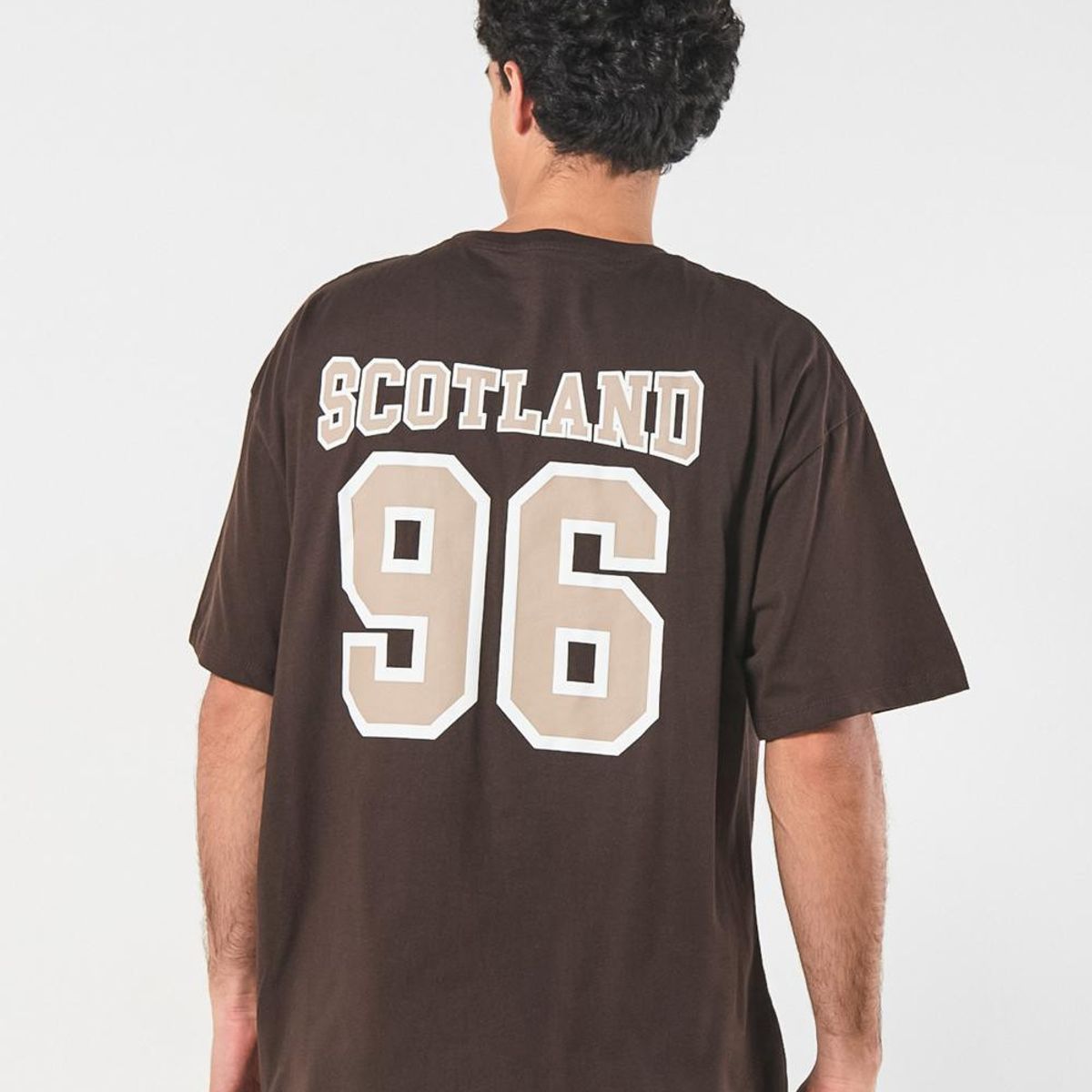 KOAJ - KOAJ Camsieta oversize manga corta en jersey con estampación Hombre