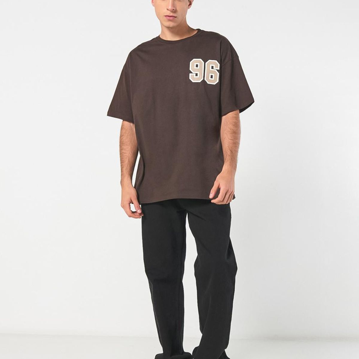 KOAJ - KOAJ Camsieta oversize manga corta en jersey con estampación Hombre