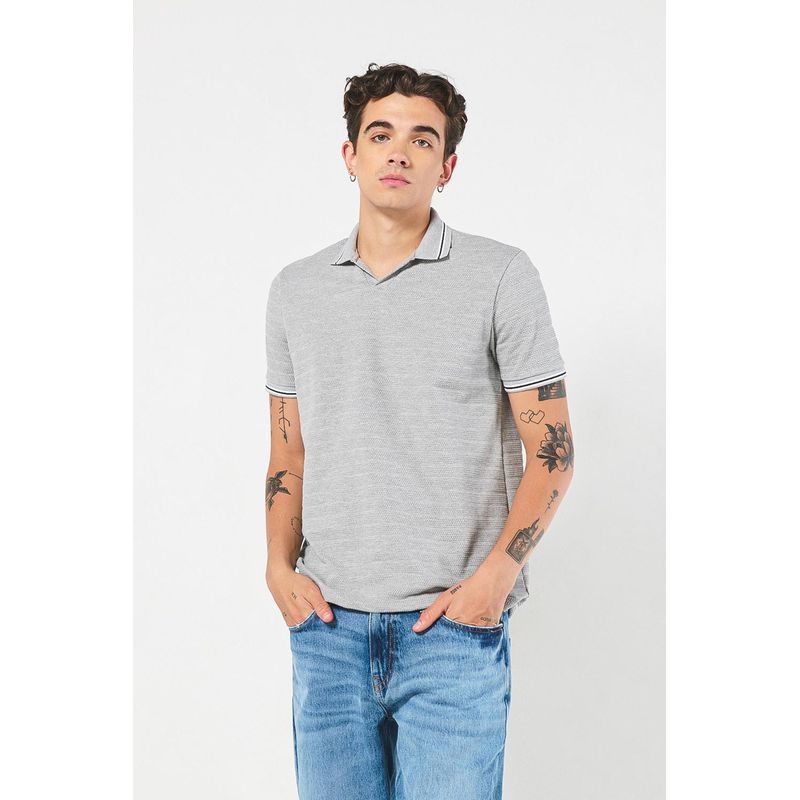 KOAJ - KOAJ Camiseta Polo  con cuello y puños tejidos. HOMBRE