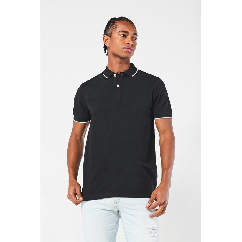 KOAJ - KOAJ Camiseta Polo unicolor con cuello y puños tejido HOMBRE