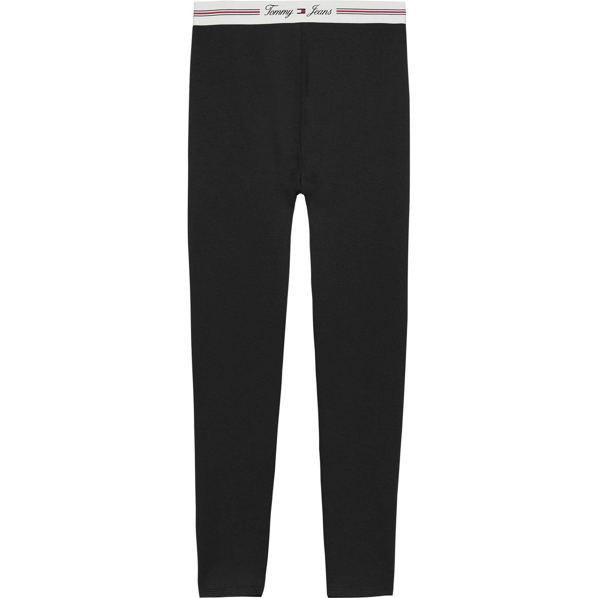 TOMMY HILFIGER - Leggings negro con logo en la cintura Tommy Jeans