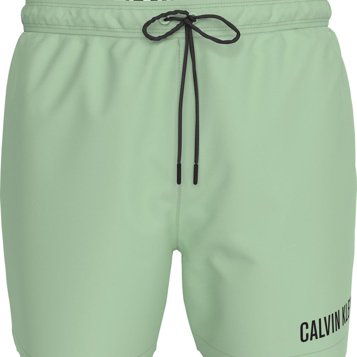 CALVIN KLEIN - Bermuda de Baño Verde corto con cinturilla doble - Intense Power Calvin Klein