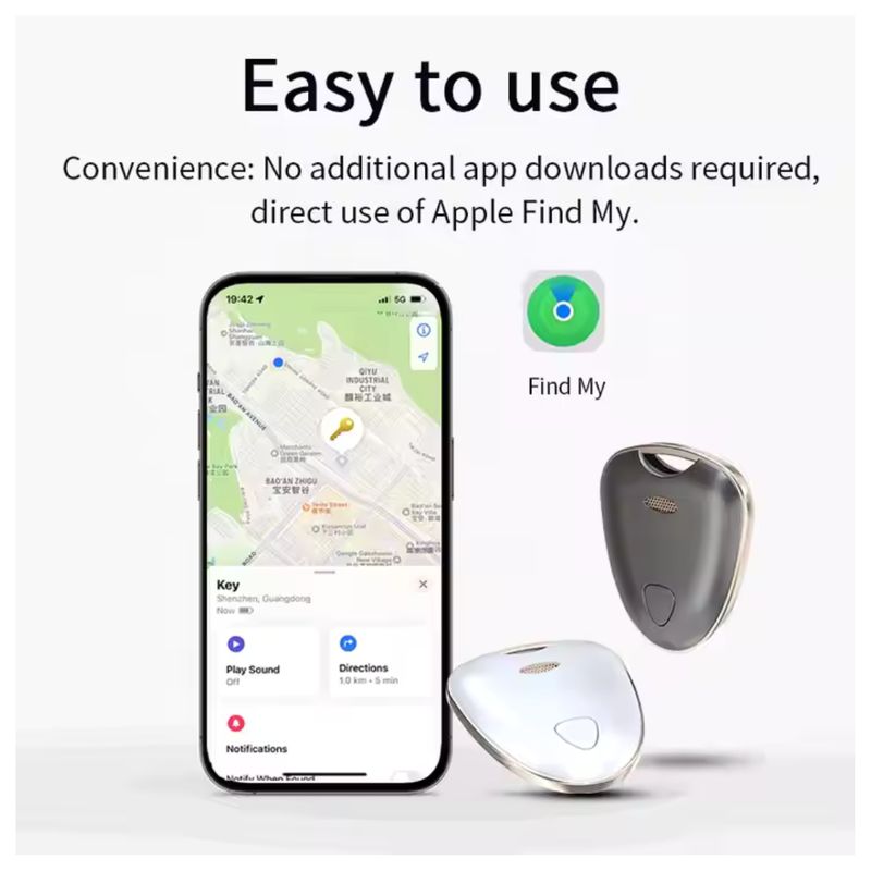 GENERICO - LOCATOR LOCALIZADOR  SOLO PARA APPLE GRIS