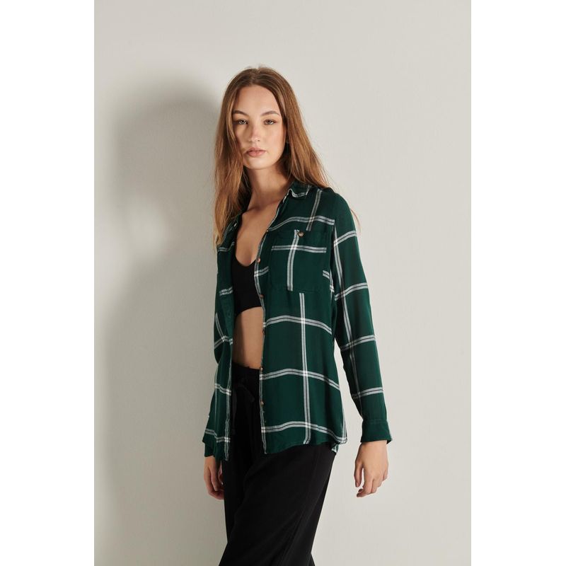 KOAJ - KOAJ Blusa manga larga a cuadros MUJER