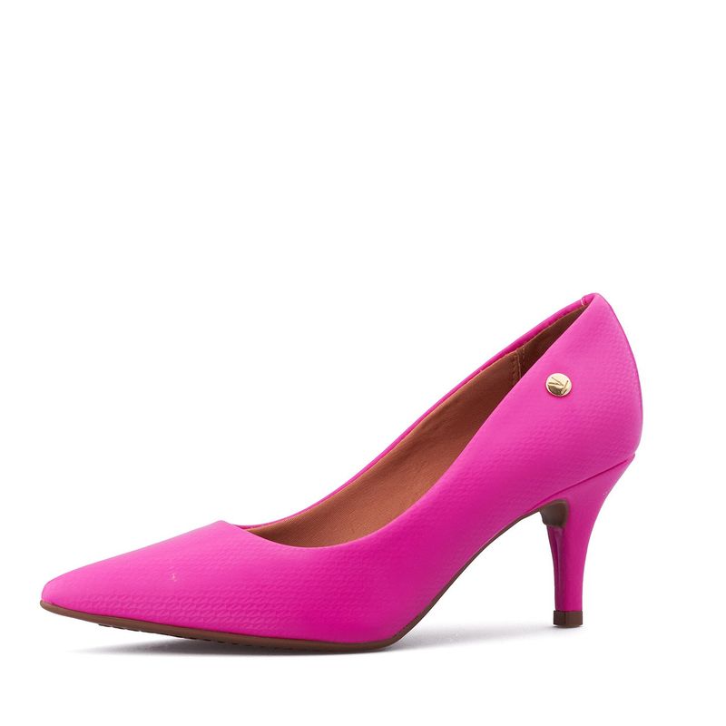 VIZZANO - Tacón Medio Fucsia Holográfico Vizzano