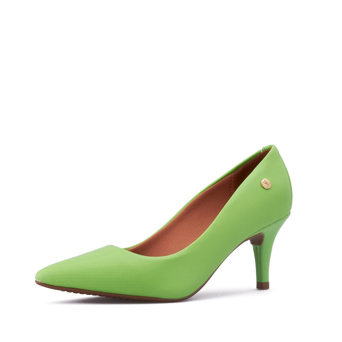 VIZZANO - Tacón Medio Verde Holográfico Vizzano