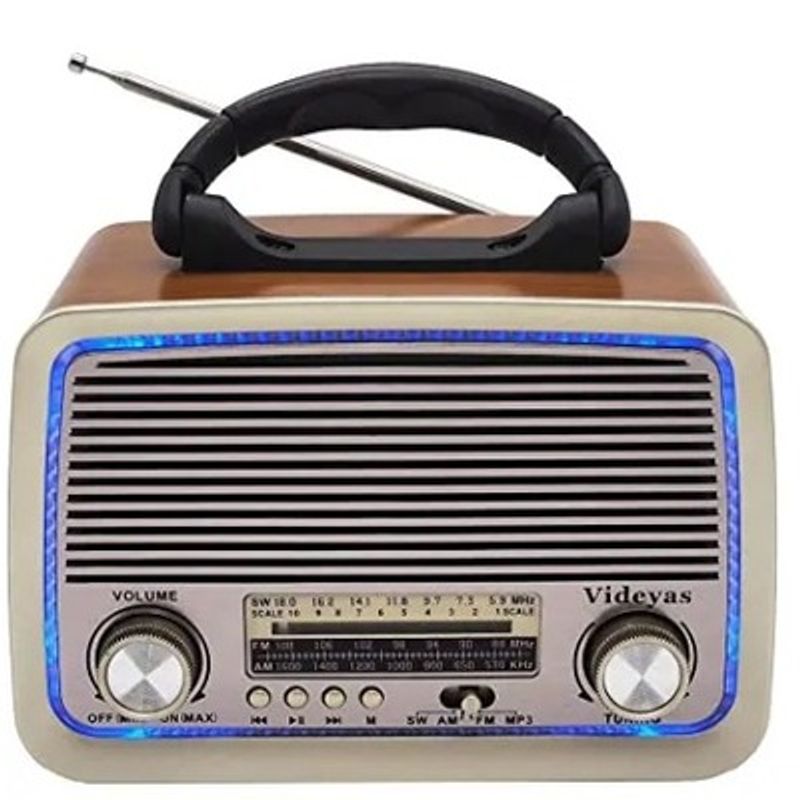 GENERICO - RADIO CLASICO RECARGABLE POWER BANK