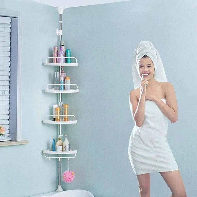 SKY - Esquinero para baño acero inoxidable ajustable