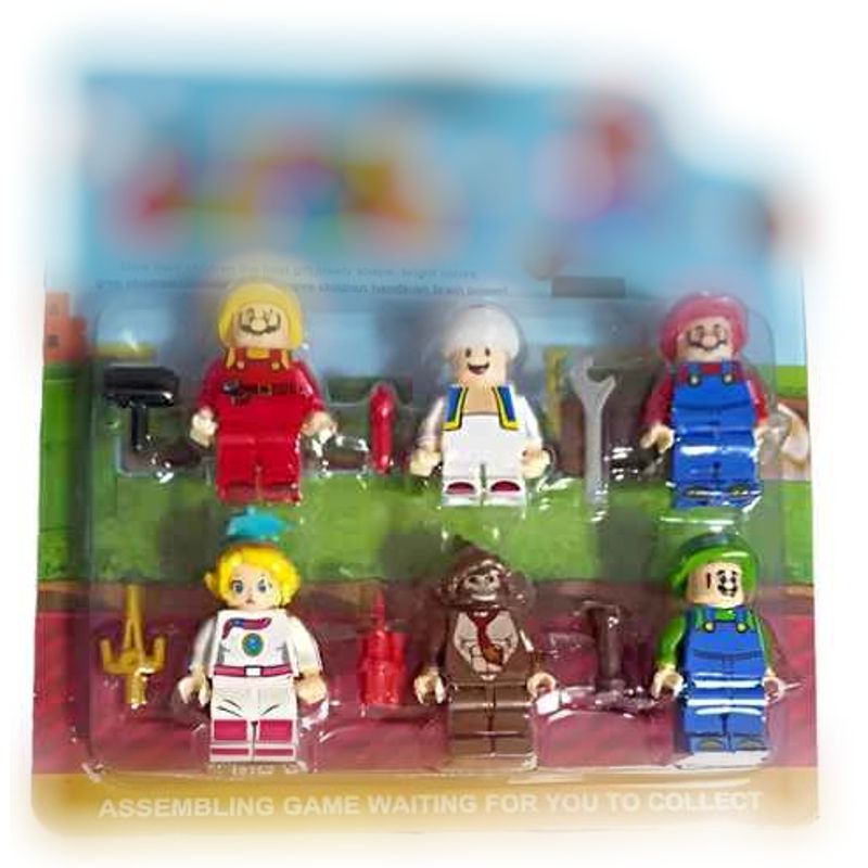 GENERICO - Set X6 Figuras Muñecos 6cm Blister