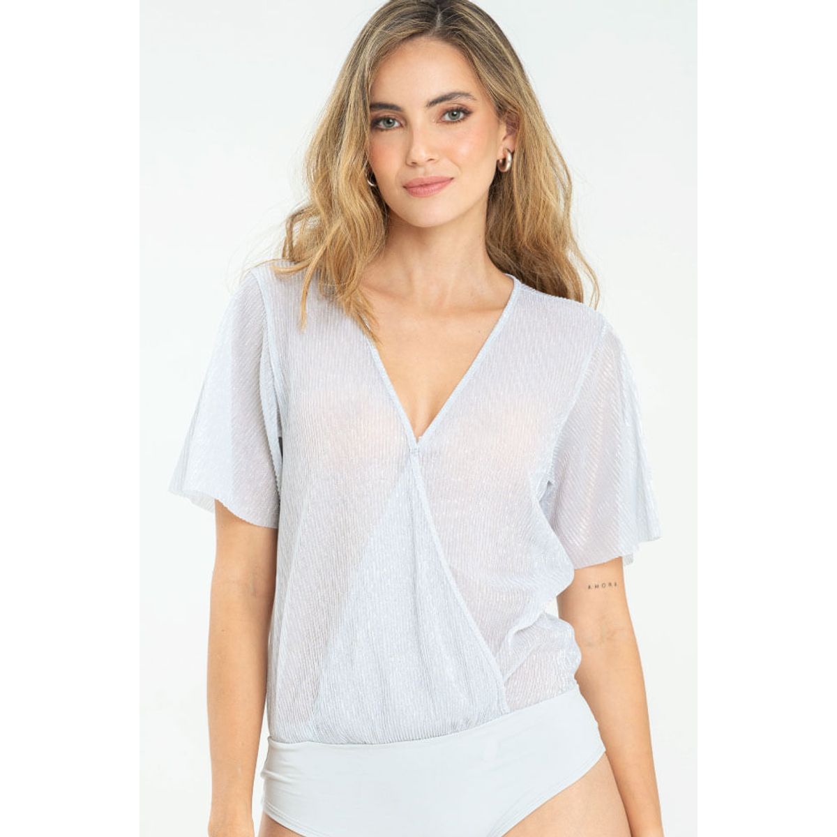 RAGGED - Body macarena shine Plateado Ragged