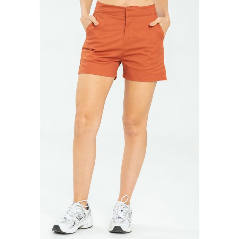 RAGGED - Short asimetrico Cobre Ragged
