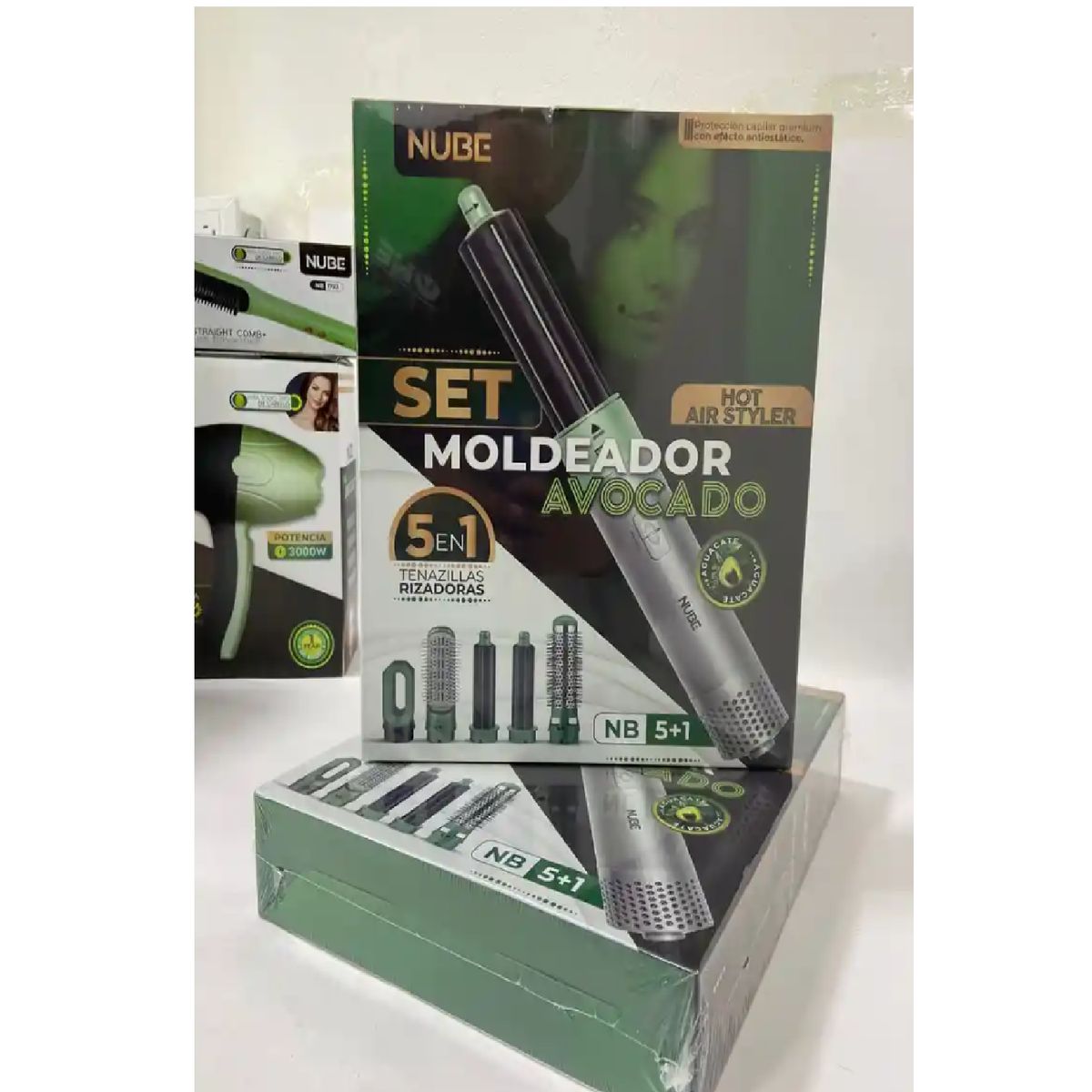 GENERICO - KIT DE CEPILLO SECADOR 5 en 1