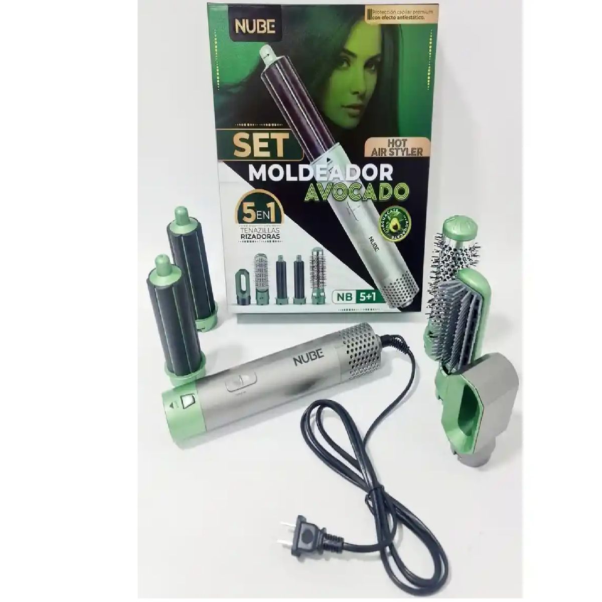 GENERICO - KIT DE CEPILLO SECADOR 5 en 1