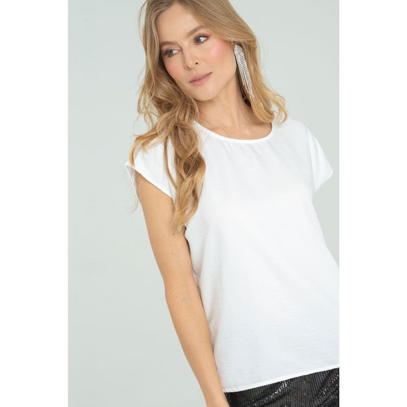RAGGED - Blusa rosalia Blanco crudo Ragged