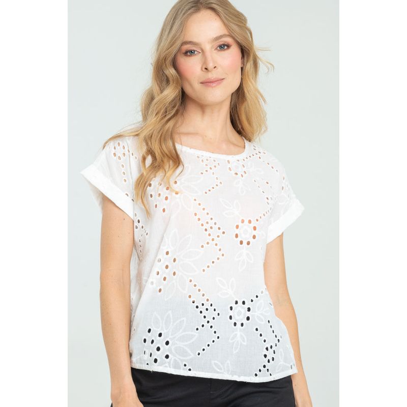 RAGGED - Blusa zheana Blanco Ragged