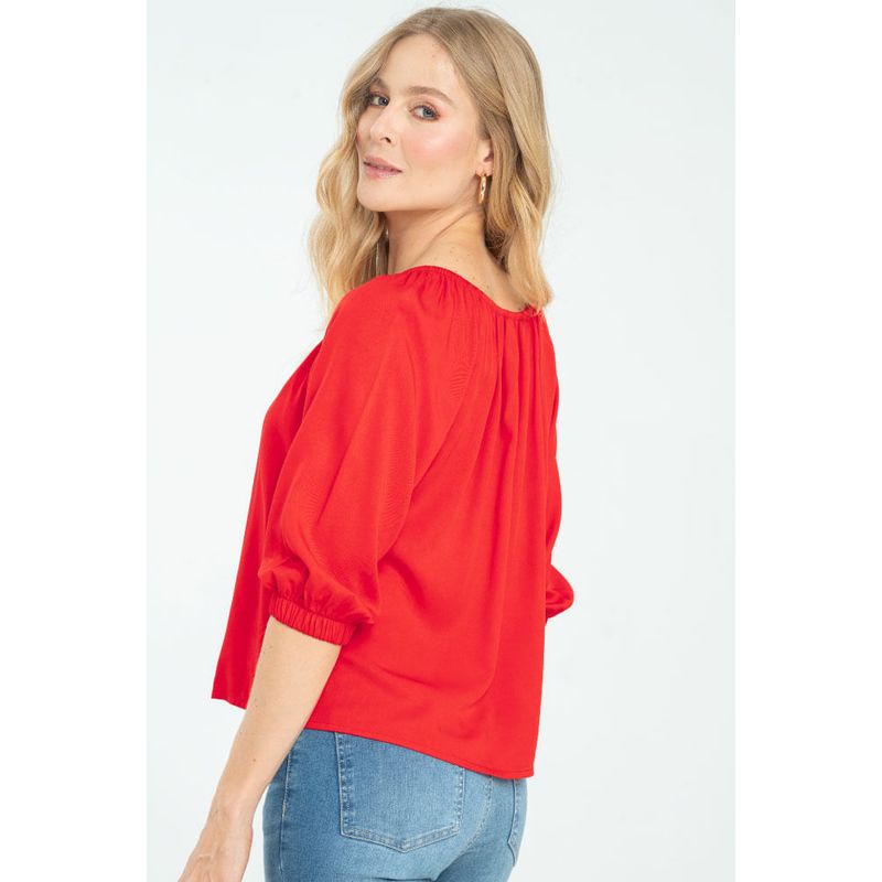 RAGGED - Blusa dhalton Rojo medio Ragged