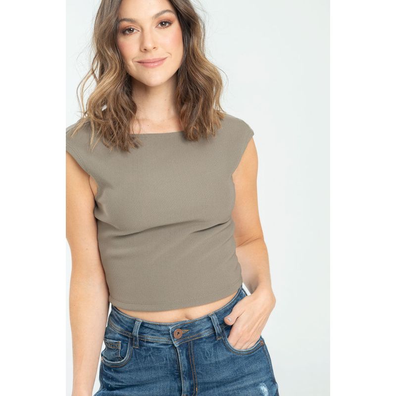 RAGGED - Top punto samantha Cafe taupe Ragged