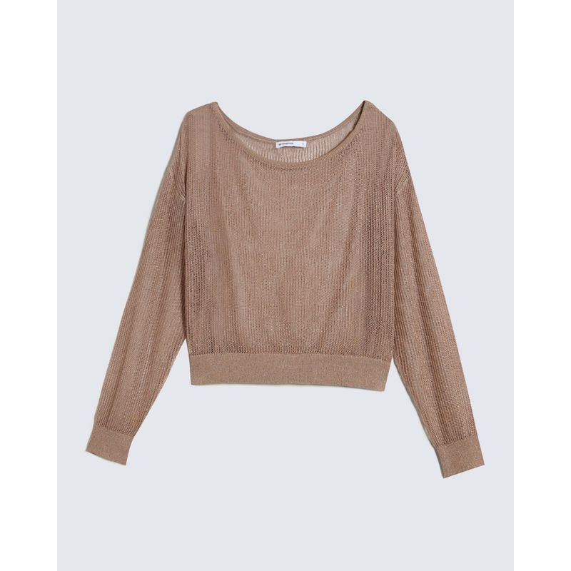 SEVEN SEVEN - Saco Para Mujer Cuello Redondo Color Cafe Claro Marca Seven Seven #28330657