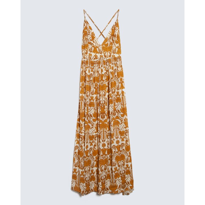 SEVEN SEVEN - Vestido Para Mujer Manga Sisa Color Mostaza Marca Seven Seven #28171356