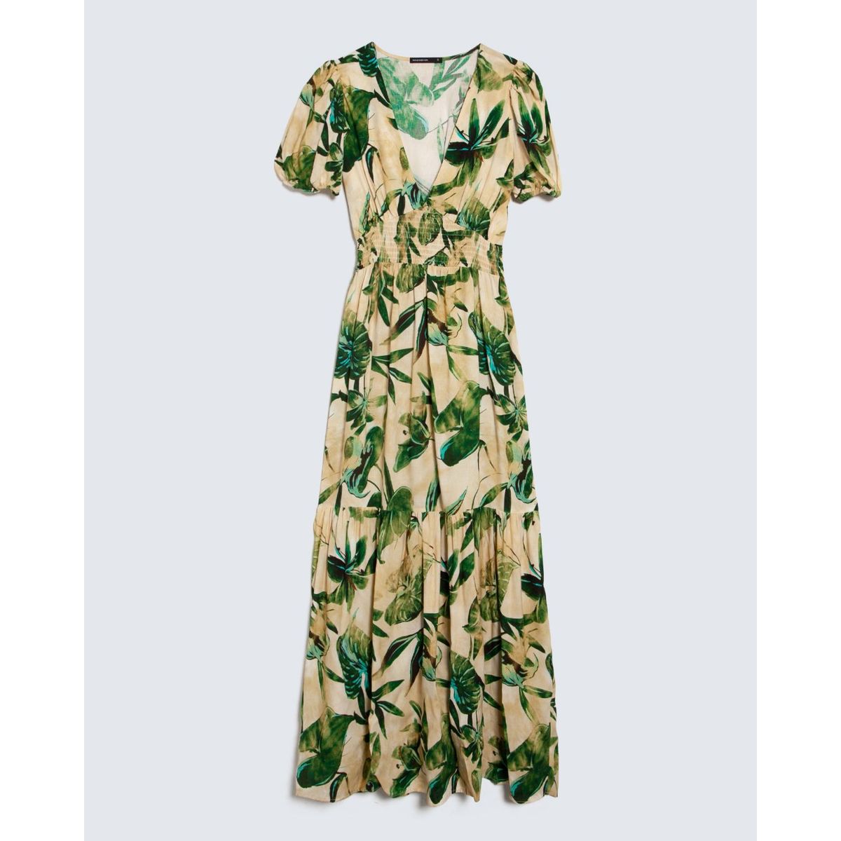 SEVEN SEVEN - Vestido Estampado Botánico  Para Mujer Verde Seven Seven