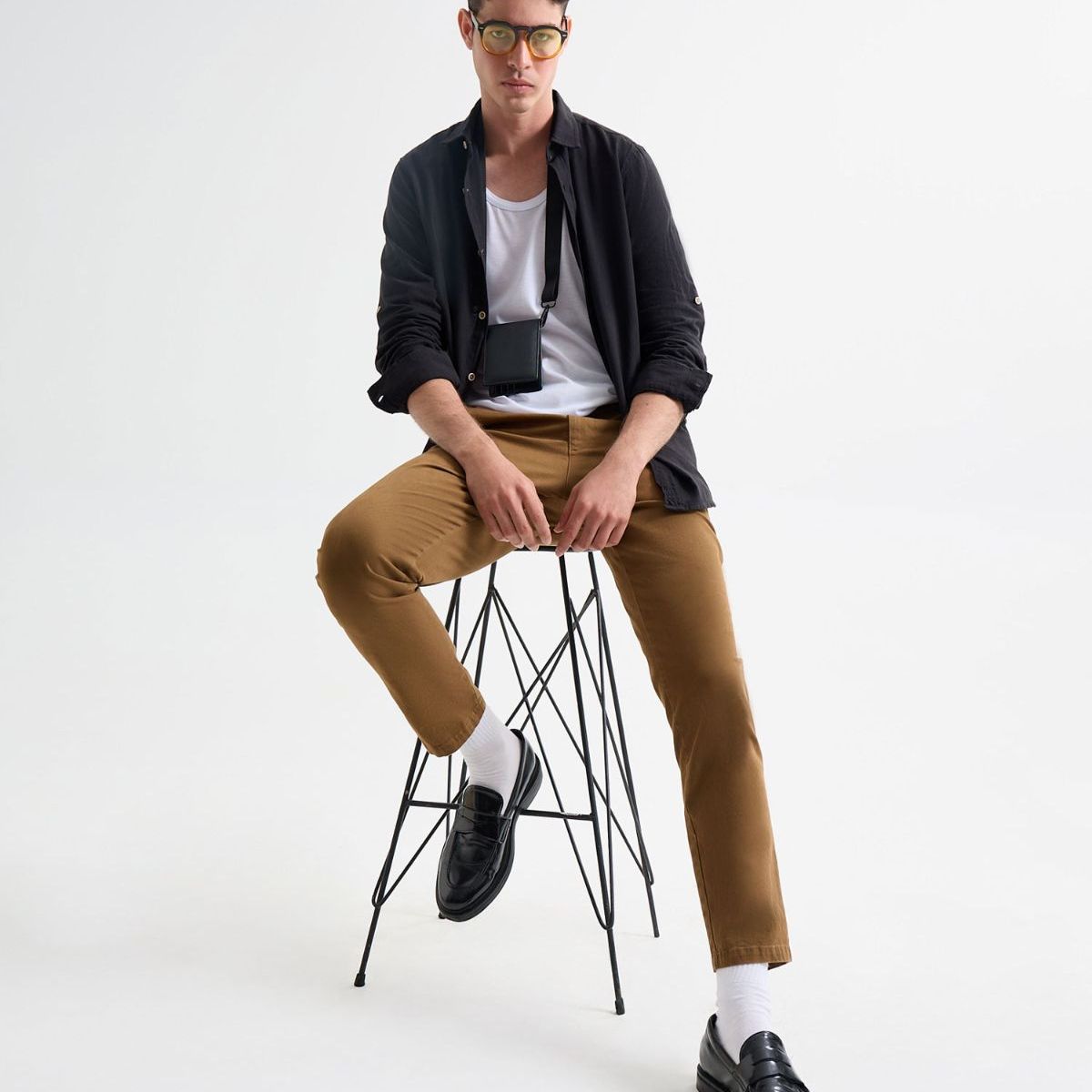SEVEN SEVEN - Pantalon Para Hombre Chino Color Cafe Oscuro Marca Seven Seven #45071086