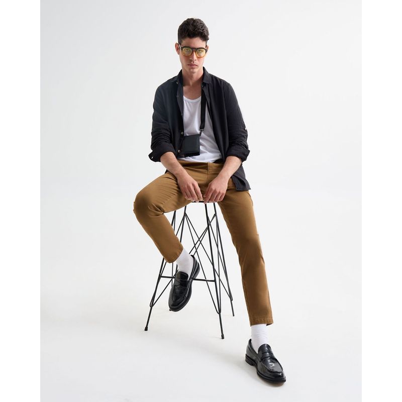 SEVEN SEVEN - Pantalon Para Hombre Chino Color Cafe Oscuro Marca Seven Seven #45071086