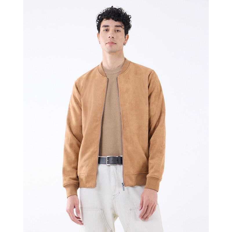 SEVEN SEVEN - Chaqueta Para Hombre Bomber Color Camel Marca Seven Seven #45080444