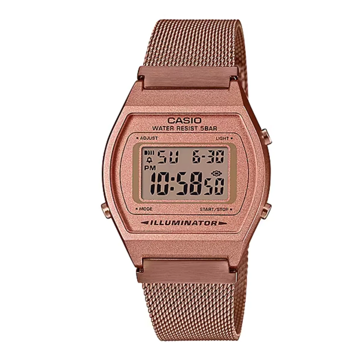 CASIO - Reloj Casio B640WMR-5A Dama Diseño Vintage