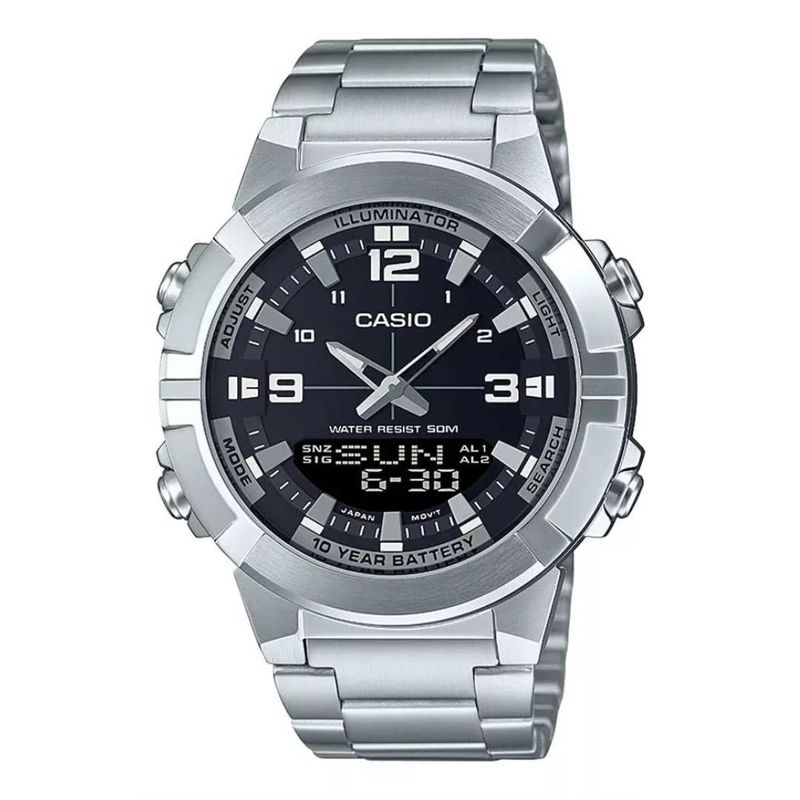 CASIO - Reloj Casio Deportivo AMW-870D-1A Doble Hora