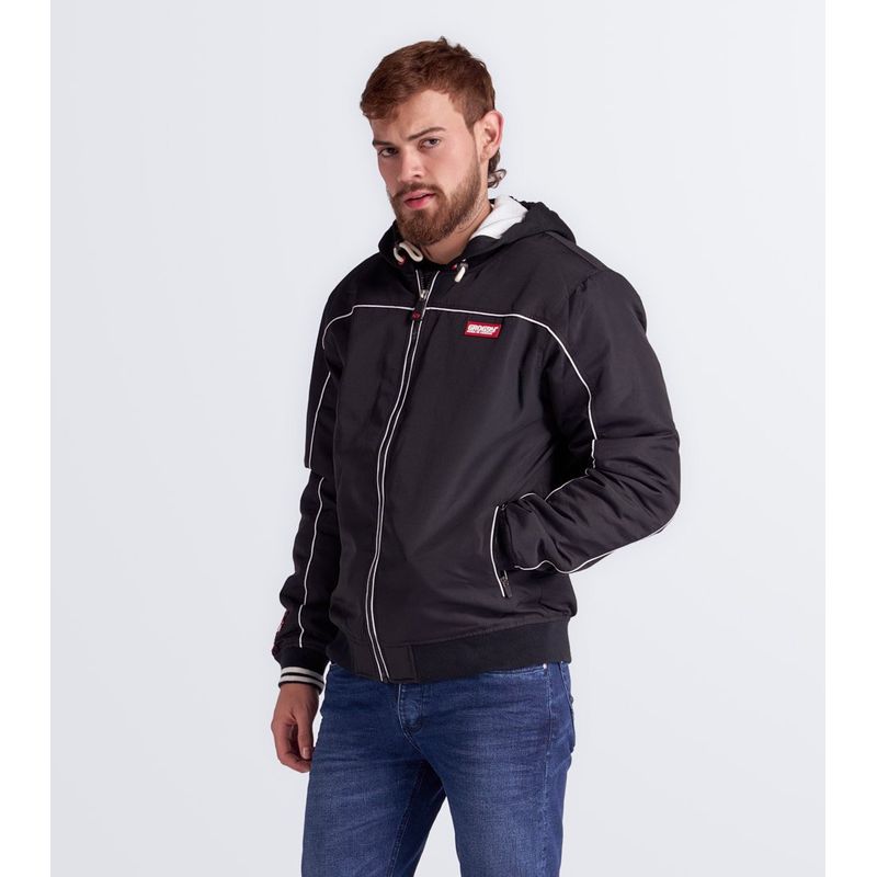 GROGGY - Axel Chaqueta Bomber Con Capota Masculina Groggy