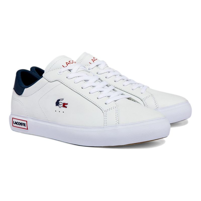 LACOSTE - Zapatilla Hombre Lacoste Powercourt Tri 43SMA0034 Blanco