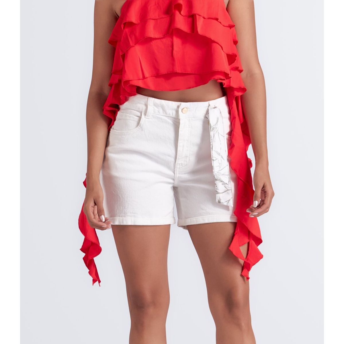 DEREK - Short Para Mujer Largo En Indigo Derek