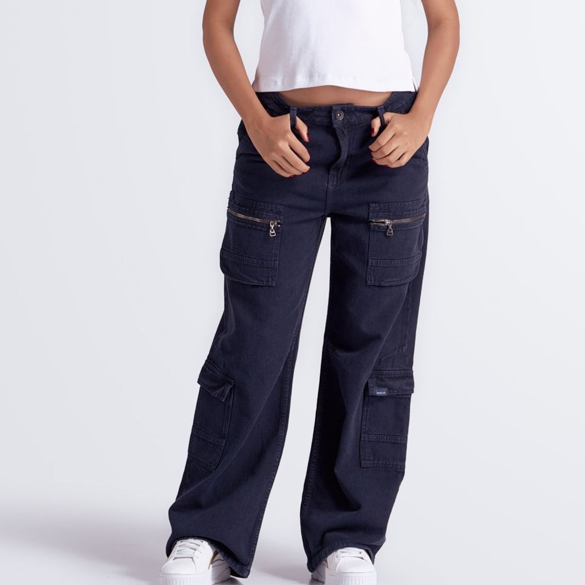 GAS EVOLUTION JEANS - Jean Cargo Femenino Gas
